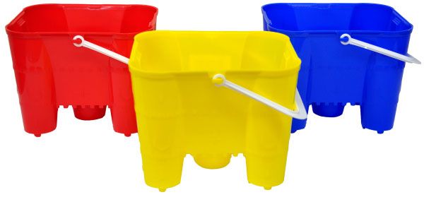 27cm Castle Sand Bucket, Assorted Picked At Random