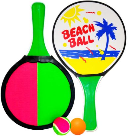 Wooden Beach Bats Set