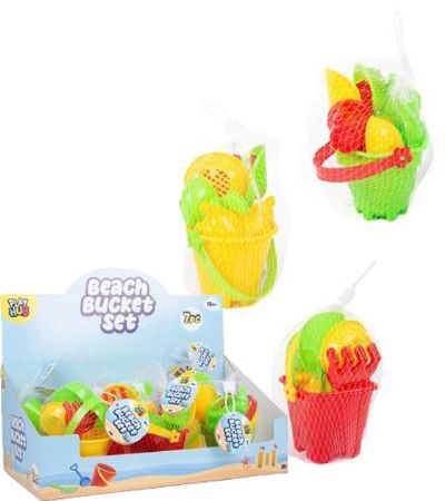Play Hub 7 Piece Small Bucket Set...Assorted Designs