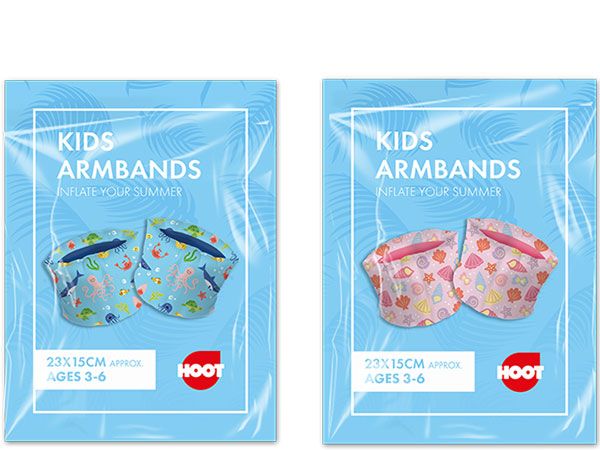 Kids Inflatable Armbands...Assorted Picked At Random