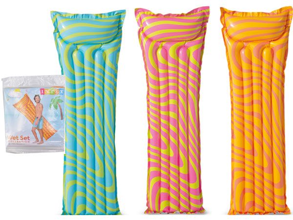 Intex Razzle Dazzle Wave Mat 72'' x 27'' Inflatable Air Bed, Assorted Picked